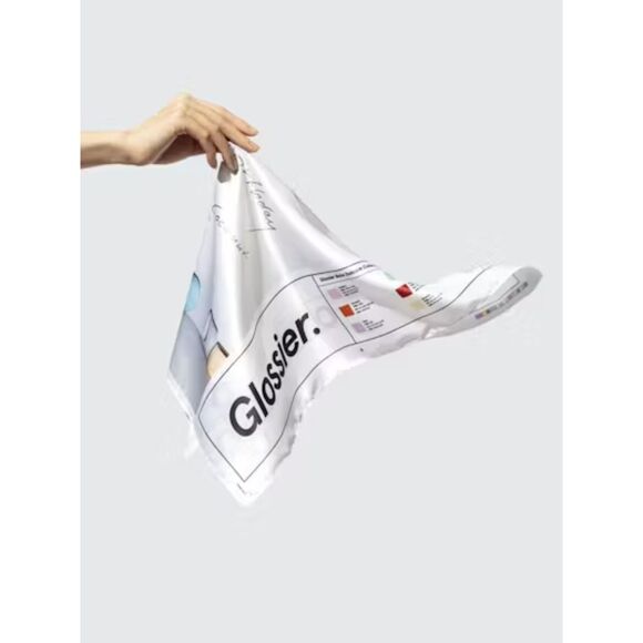 Glossier Limited Edition Balm Dotcom Holiday 2019 Scarf - Picture 2 of 5